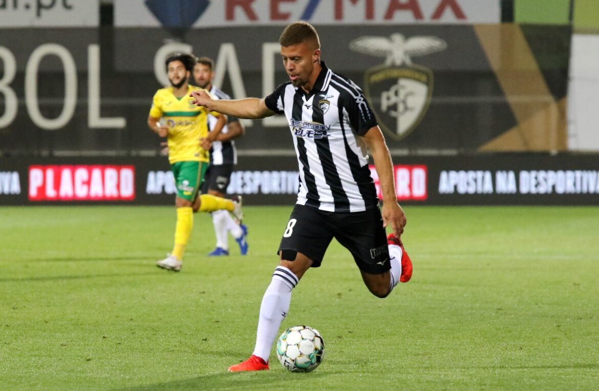 O regresso de Fabrício ao Portimonense foi coroado com um golo